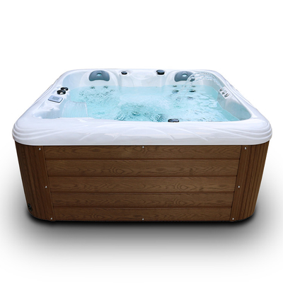 Banheira embebendo exterior dos termas de 4 banheiras de hidromassagem dos assentos com Bluetooth sem fio