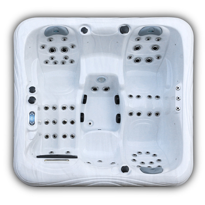 Banheira embebendo exterior dos termas de 4 banheiras de hidromassagem dos assentos com Bluetooth sem fio