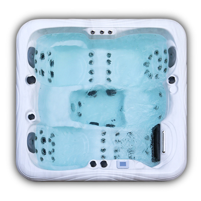 Banheira embebendo exterior dos termas de 4 banheiras de hidromassagem dos assentos com Bluetooth sem fio