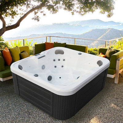 Pearl White 4 assenta banheiras dos termas do redemoinho faz massagens as banheiras de hidromassagem exteriores
