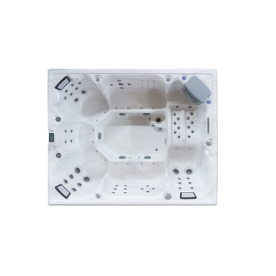 Banheira de hidromassagem rectangular independente com aquecedor elétrico de 3 kW / 110 ~ 220V para spa e massagem