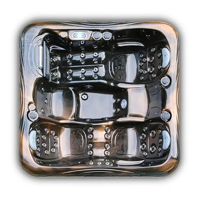 4 pessoas hidroterapia massagem spa banheira de hidromassagem com aquecedor de 3 kW e tensão de 110v/60Hz