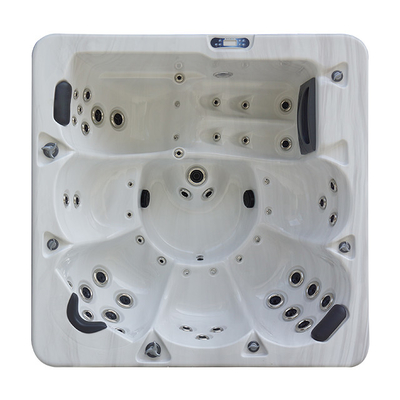 Massagem ao ar livre acrílica americana Jacuzzi banheira de hidromassagem para 6 pessoas